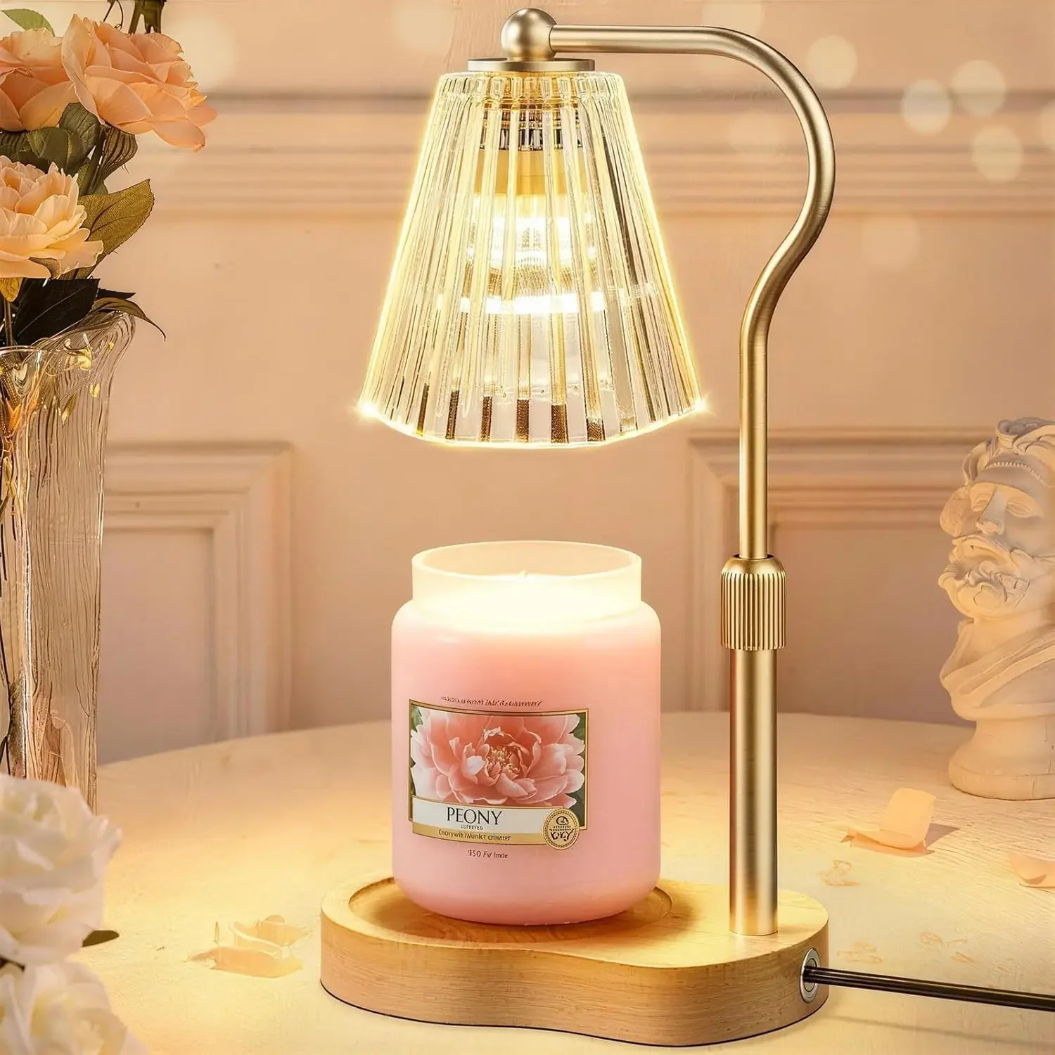 Flame-Free Candle Warmer Lamp with Timer & Dimmable Light, Adjustable Height for Home Decor and Gifting
Flame-Free Candle Warmer Lamp with Timer & Dimmable Light, Adjustable Height for Home Decor and Gifting