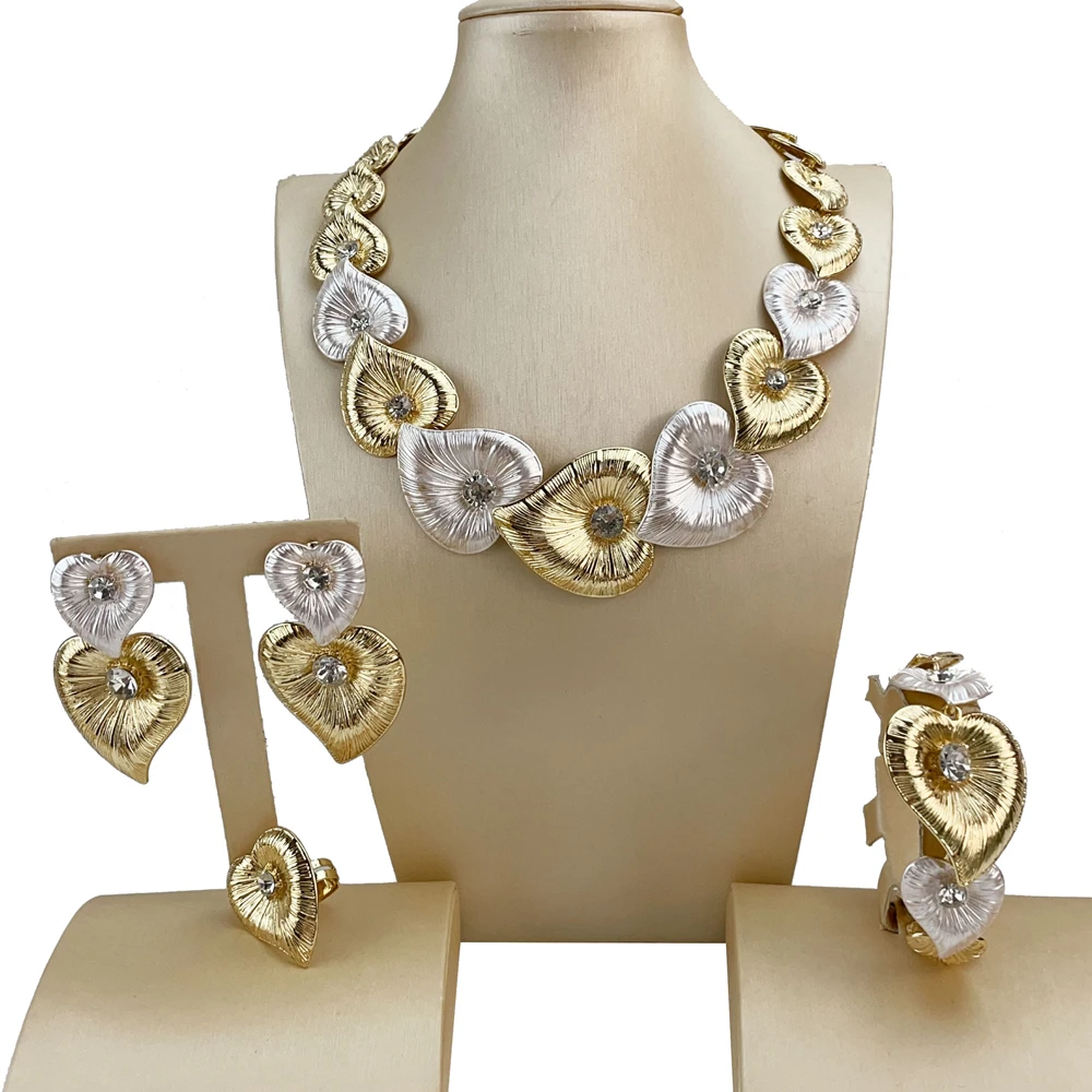 Newest Italian Jewelry Sets Unique Necklace for Women Wedding Engagement and Gift FHK20229
Newest Italian Jewelry Sets Unique Necklace for Women Wedding Engagement and Gift FHK20229