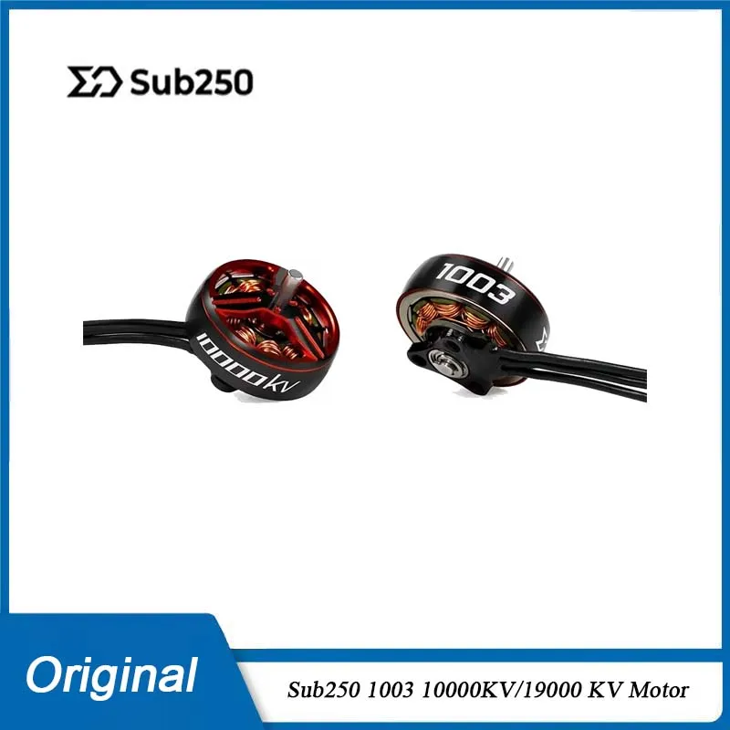 Sub250 1003 10000KV/19000KV Brushless Motor 1.5mm Shaft for 1.6 -2 inches Mini FPV Drone Accessories
Sub250 1003 10000KV/19000KV Brushless Motor 1.5mm Shaft for 1.6 -2 inches Mini FPV Drone Accessories