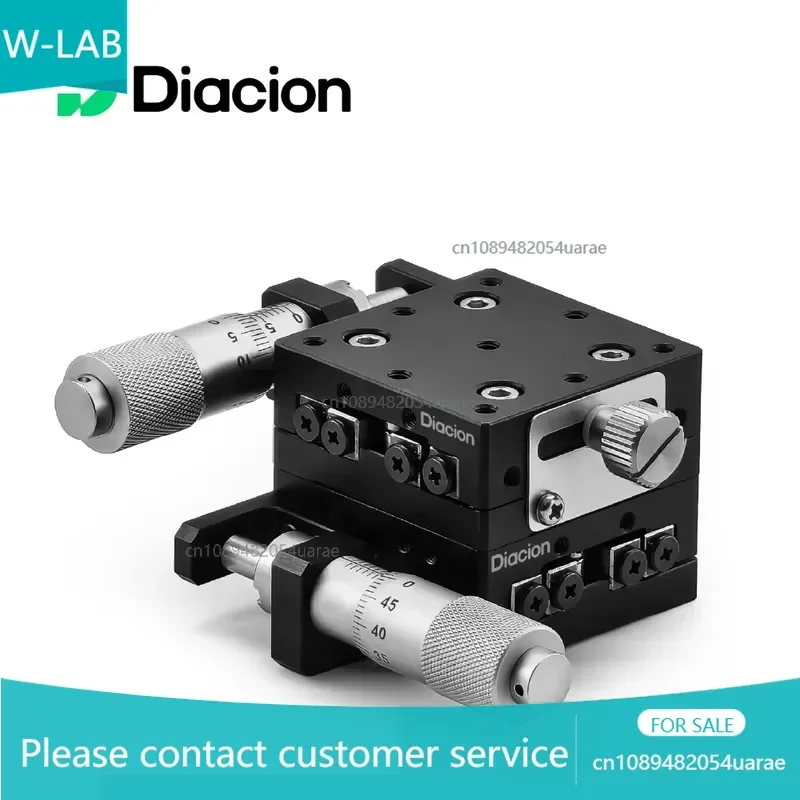 Diacion AXY40 40*40mm XY-axis Cross Roller Guide Optical Align CNC Machining Manual Positioning Stage
Diacion AXY40 40*40mm XY-axis Cross Roller Guide Optical Align CNC Machining Manual Positioning Stage