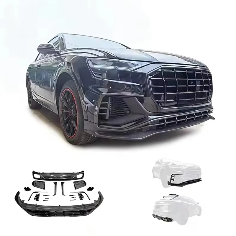 STLF For Q8 Body Kit Upgrade Abt Style Carbon Fiber Front Lip&rear Diffuser&Top Spoiler&Exhaust Pipe Car Bumper Modification
STLF For Q8 Body Kit Upgrade Abt Style Carbon Fiber Front Lip&rear Diffuser&Top Spoiler&Exhaust Pipe Car Bumper Modification