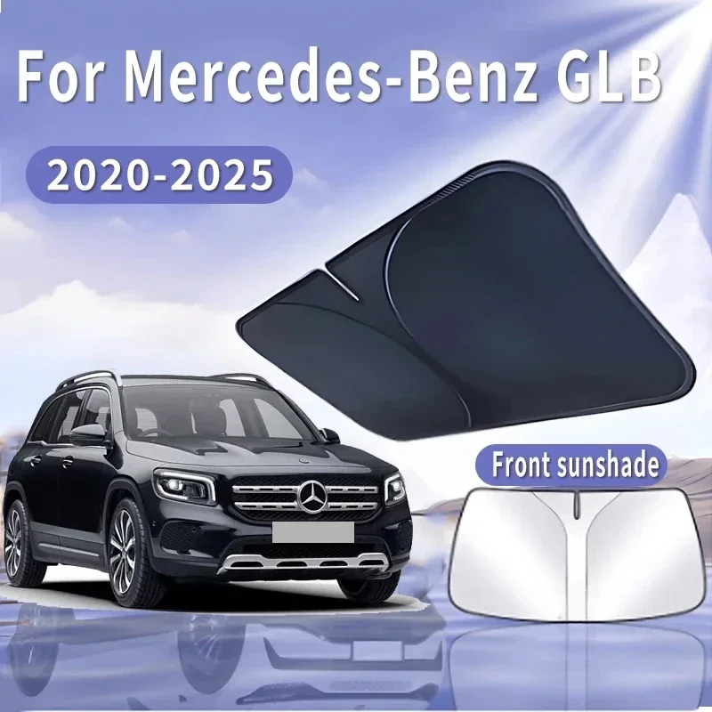 Складной автомобильный солнцезащитный козырек для Mercedes-Benz GLB 2020 ~ 2025, солнцезащитный козырек на лобовое стекло, теплоизоляция, летнее охлаждение, автоаксессуары
Складной автомобильный солнцезащитный козырек для Mercedes-Benz GLB 2020 ~ 2025, солнцезащитный козырек на лобовое стекло, теплоизоляция, летнее охлаждение, автоаксессуары