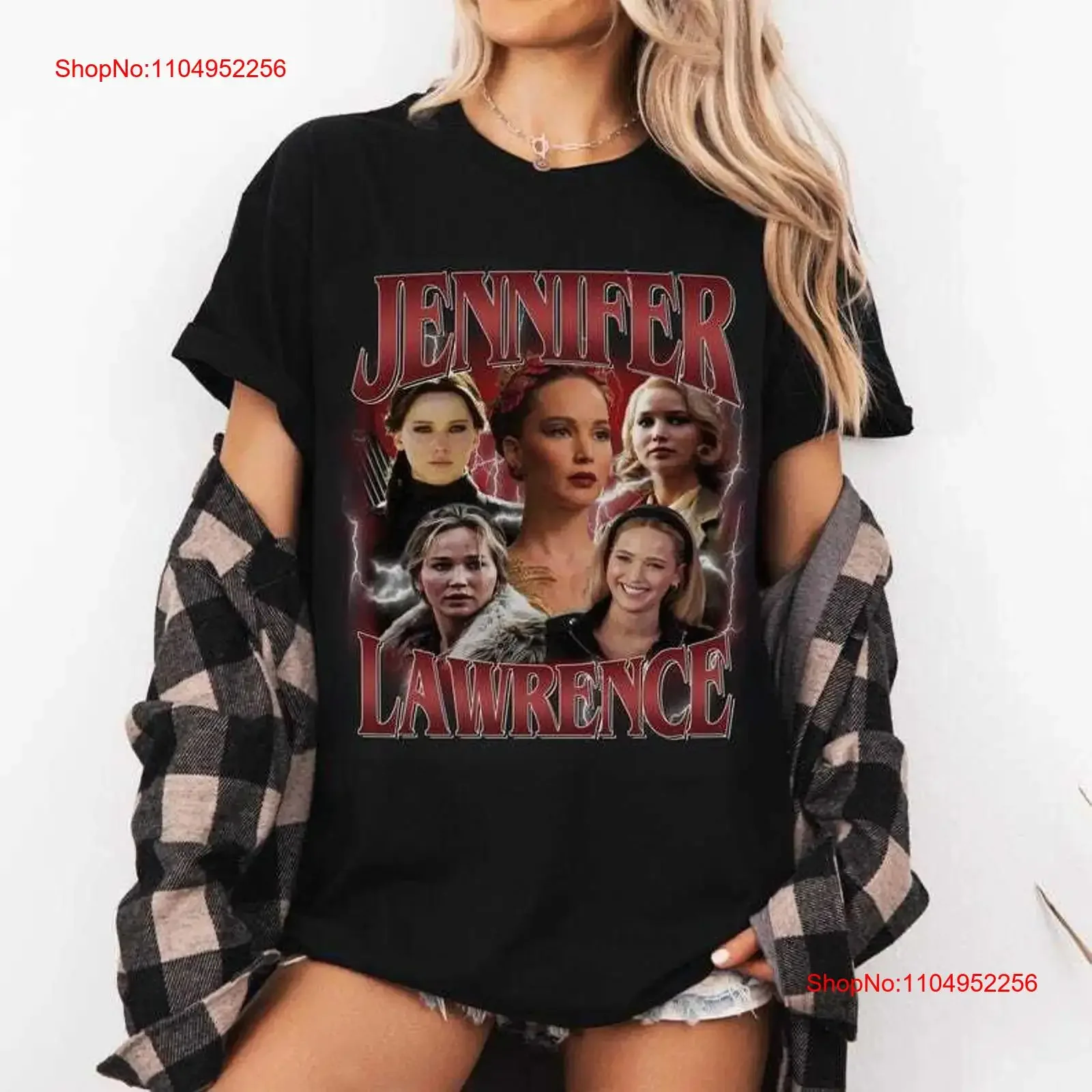 Jennifer Lawrence Jen T Shirt vintage Washed Stylish Comfortable fashion Stretched graphic Top For Everyday Wear Versatile
Jennifer Lawrence Jen T Shirt vintage Washed Stylish Comfortable fashion Stretched graphic Top For Everyday Wear Versatile