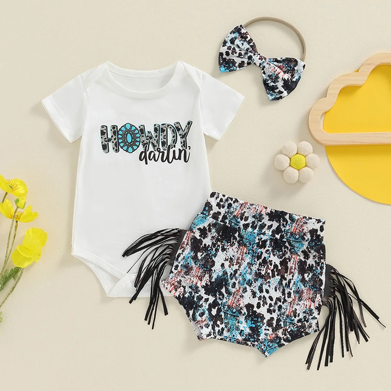 2024-04-24 Lioraitiin Baby Girls Summer Shorts Sets Letter Print Romper Tassel PP Shorts Headband Sets
2024-04-24 Lioraitiin Baby Girls Summer Shorts Sets Letter Print Romper Tassel PP Shorts Headband Sets