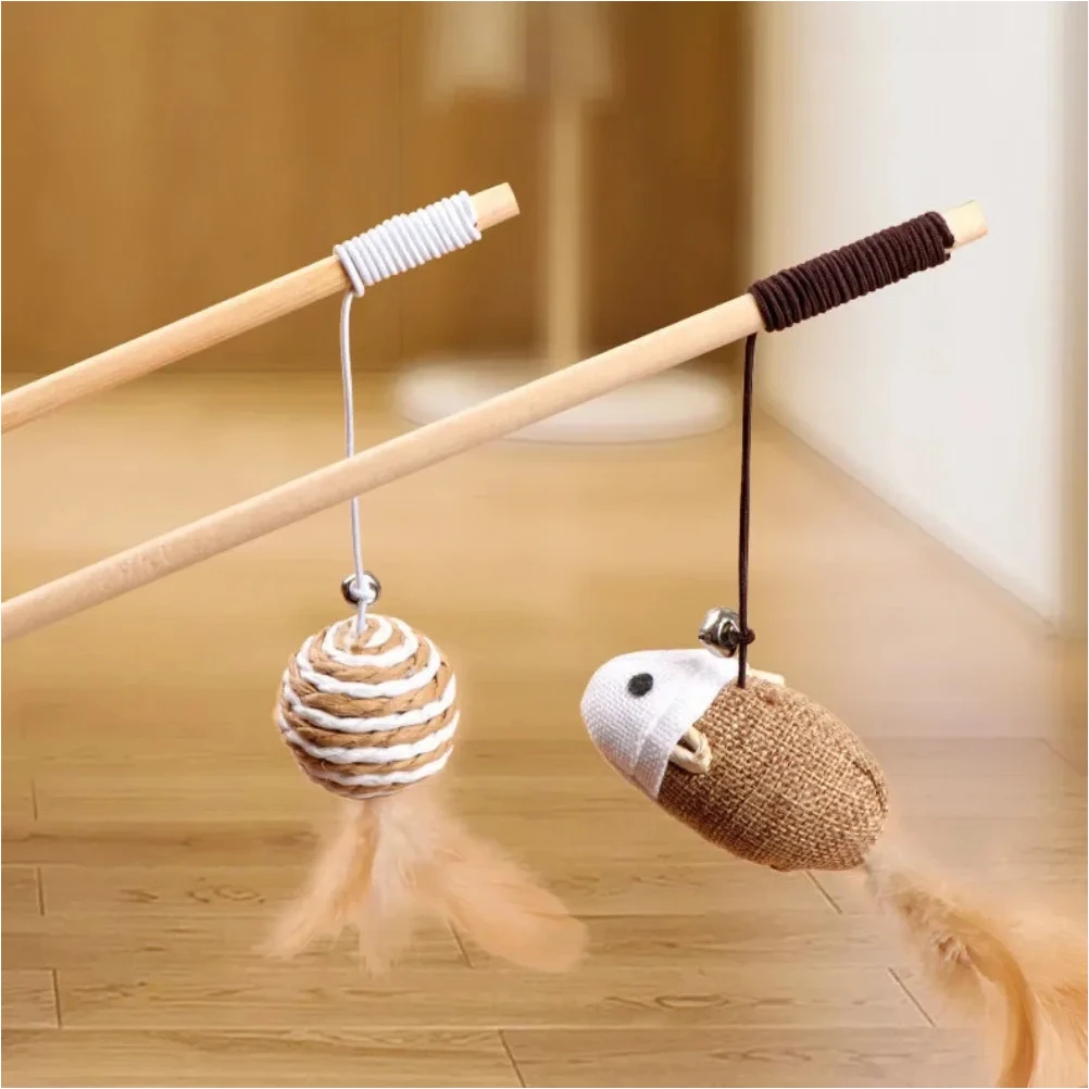 1PC Teaser Feather Toys Kitten Funny Colorful Rod Cat Wand Toys Wood Pet Cat Toys Interactive Stick Pet Cat Supplies
1PC Teaser Feather Toys Kitten Funny Colorful Rod Cat Wand Toys Wood Pet Cat Toys Interactive Stick Pet Cat Supplies