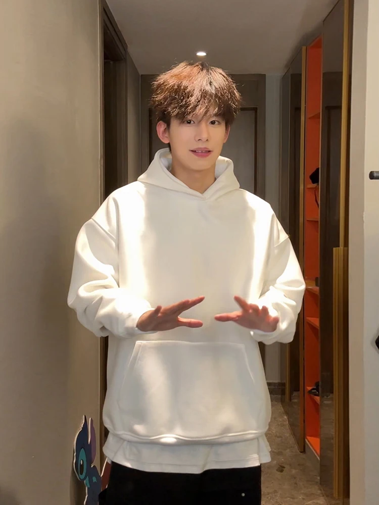 Cleanfit American Sle Heavyweight Hoodie Trendy Brand High-End Feeling Haome Men's Spring Autumn White Inner Match Hoodie
Cleanfit American Sle Heavyweight Hoodie Trendy Brand High-End Feeling Haome Men's Spring Autumn White Inner Match Hoodie