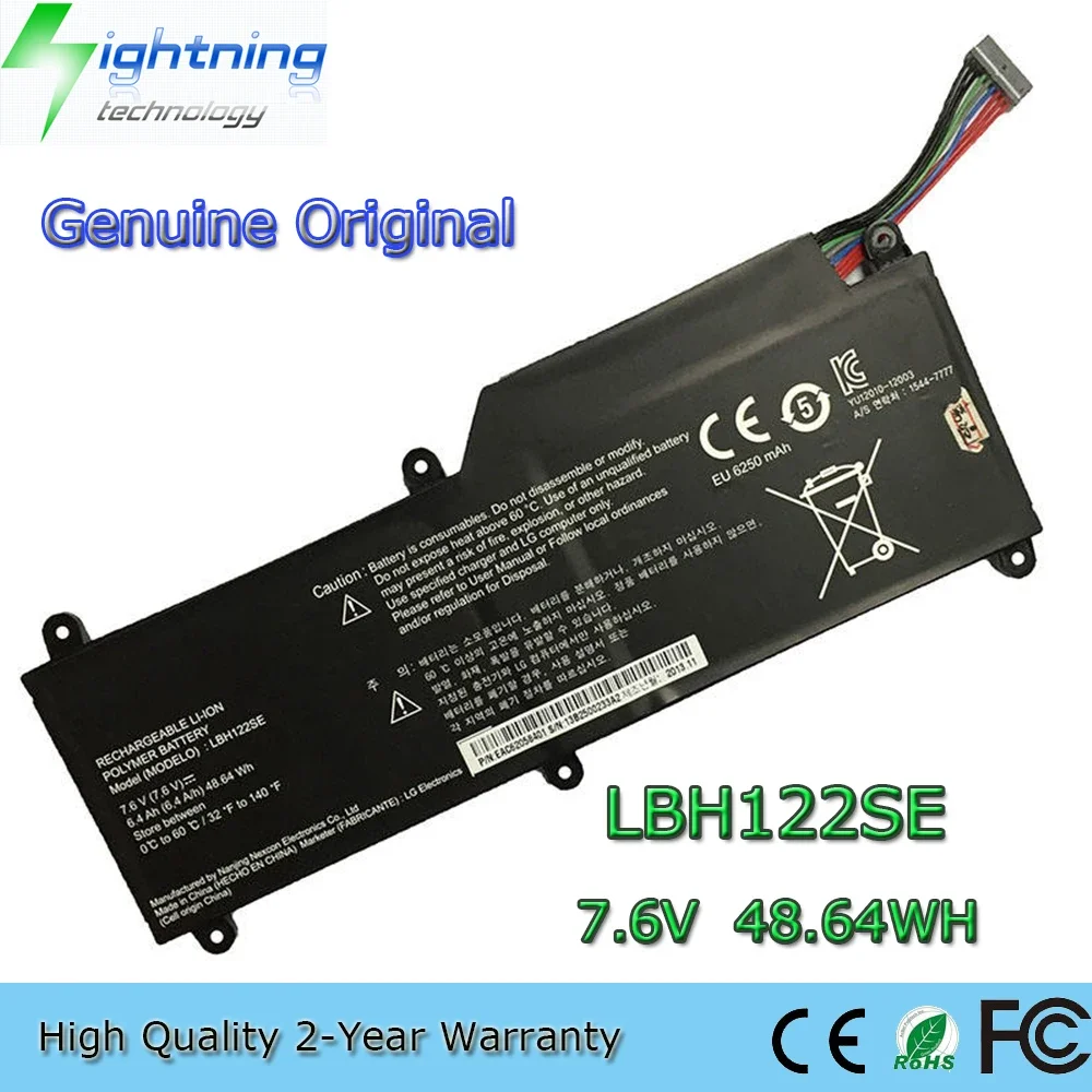 New Genuine Original LBH122SE 7.6V 48.64Wh Laptop Battery for LG Ultrabook U460 U460-G U460-K.AH5DK U460-M.AFB5L U460-K.AH50K et
New Genuine Original LBH122SE 7.6V 48.64Wh Laptop Battery for LG Ultrabook U460 U460-G U460-K.AH5DK U460-M.AFB5L U460-K.AH50K et