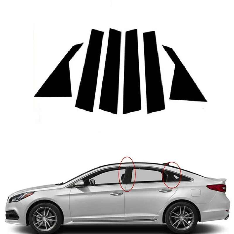 6Pcs Glossy Blak Door Pillar Posts Side Trim Fit For Hyundai Sonata 2015 2016 2017 2018 2019 Window Decoraion Cover Sticker
6Pcs Glossy Blak Door Pillar Posts Side Trim Fit For Hyundai Sonata 2015 2016 2017 2018 2019 Window Decoraion Cover Sticker