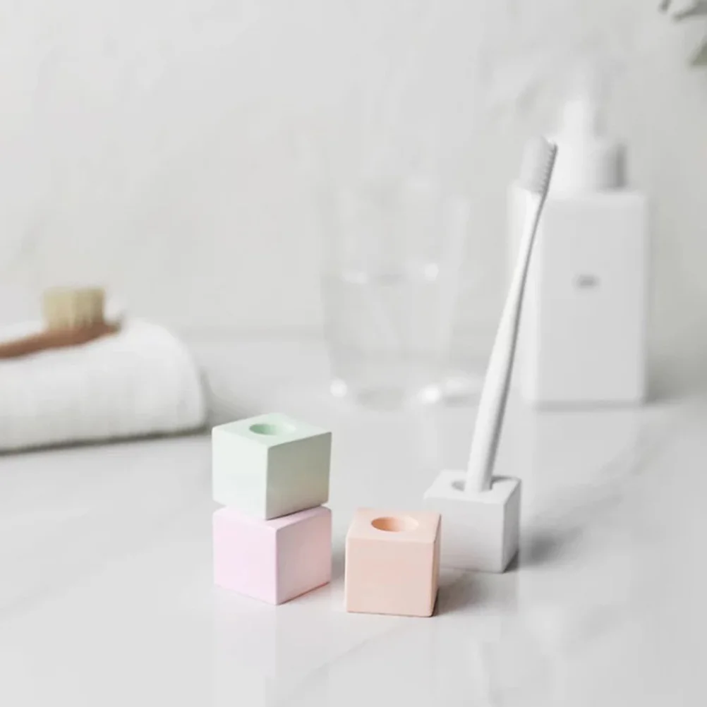 4pcs Diatomaceous Earth Toothbrush Holder Stand Minimalist Single Small Organizer For Bathroom Basin Table Storage Hygienic
4pcs Diatomaceous Earth Toothbrush Holder Stand Minimalist Single Small Organizer For Bathroom Basin Table Storage Hygienic