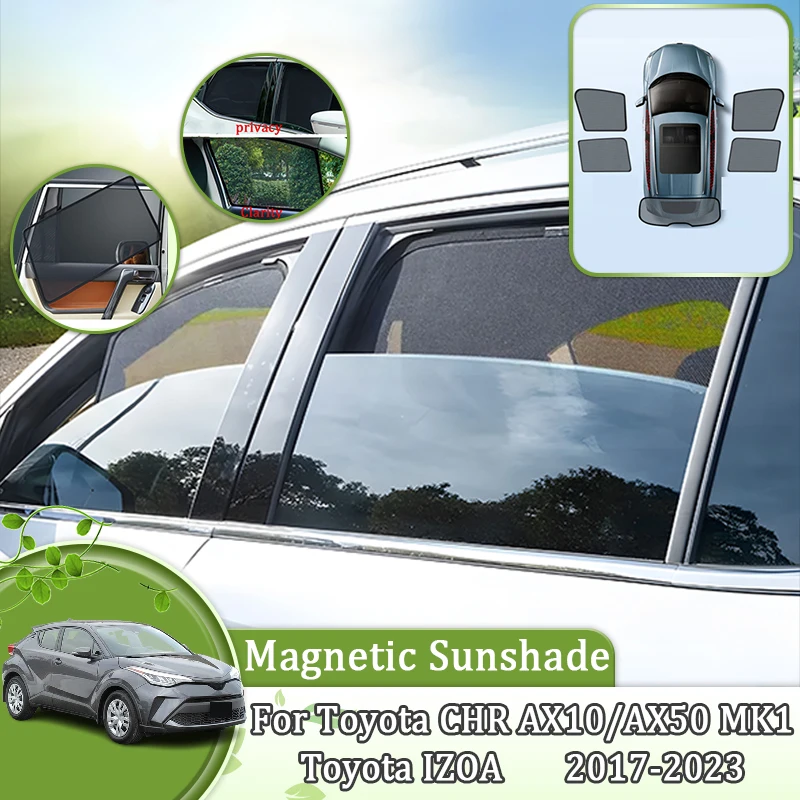 Magnetic Car Sunshade For Toyota CHR AX10 MK1 2017 2018 2019 2020 2021 2022 2023 Privacys Anti-UV Shade Visors Parts Accessories 
Magnetic Car Sunshade For Toyota CHR AX10 MK1 2017 2018 2019 2020 2021 2022 2023 Privacys Anti-UV Shade Visors Parts Accessories
