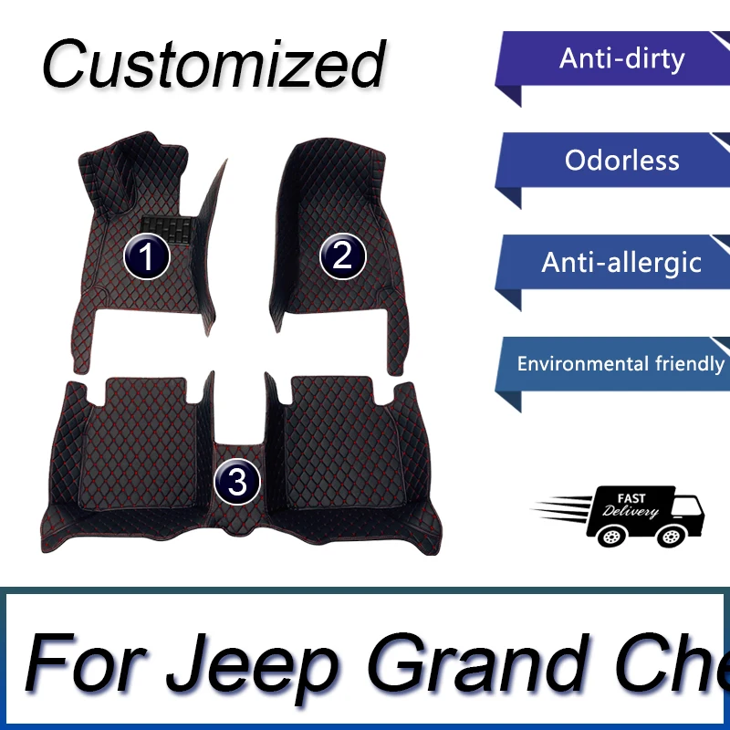 Car Floor Mats For Jeep Grand Cherokee WJ 1999 2000 2001 2002 2003 2004 Leather Mat Covers Floors Car Accessories Tapis Voiture
Car Floor Mats For Jeep Grand Cherokee WJ 1999 2000 2001 2002 2003 2004 Leather Mat Covers Floors Car Accessories Tapis Voiture