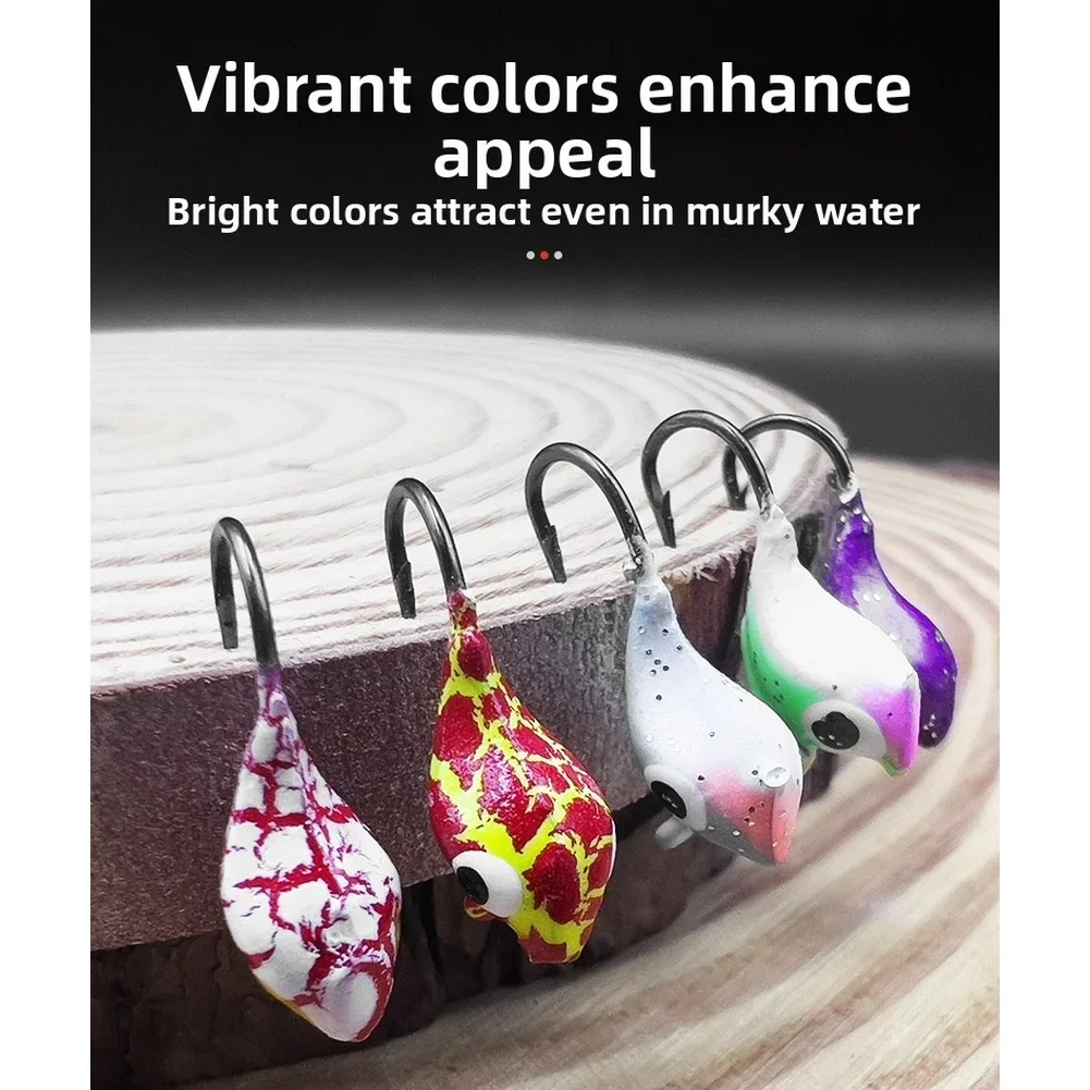 For Panfish Ice Fishing Jigs Night Fishing Efficient Night Fishing Tools Glow-in-the-dark Design High Carbon Steel
For Panfish Ice Fishing Jigs Night Fishing Efficient Night Fishing Tools Glow-in-the-dark Design High Carbon Steel