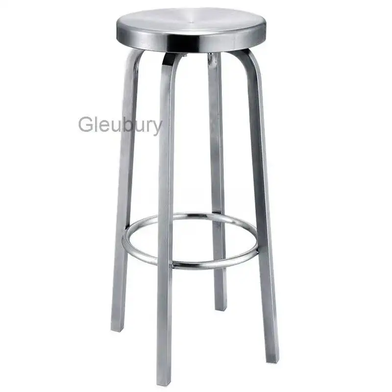 Stainless Steel Metal Solid Chair Modern Luxury Round High Stool Bar Restaurant Chairs Interior Creative Design Decorative Chair
Stainless Steel Metal Solid Chair Modern Luxury Round High Stool Bar Restaurant Chairs Interior Creative Design Decorative Chair