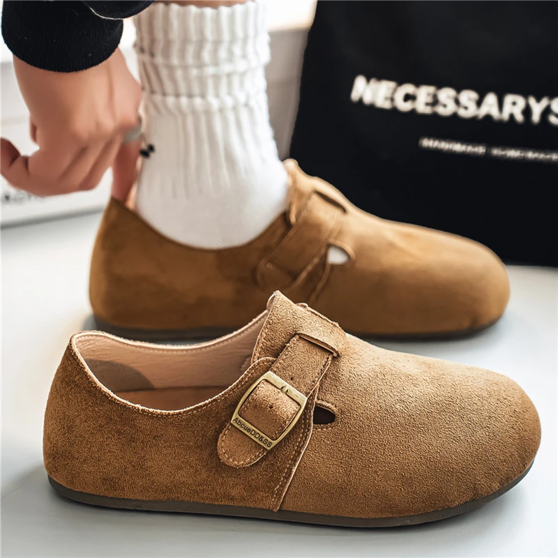 Men Retro Trendy Flat Shoes, All-season Korean Style Buckle Plus Size Casual Loafers, Fashion Slip-On Lazy Shoes
Men Retro Trendy Flat Shoes, All-season Korean Style Buckle Plus Size Casual Loafers, Fashion Slip-On Lazy Shoes