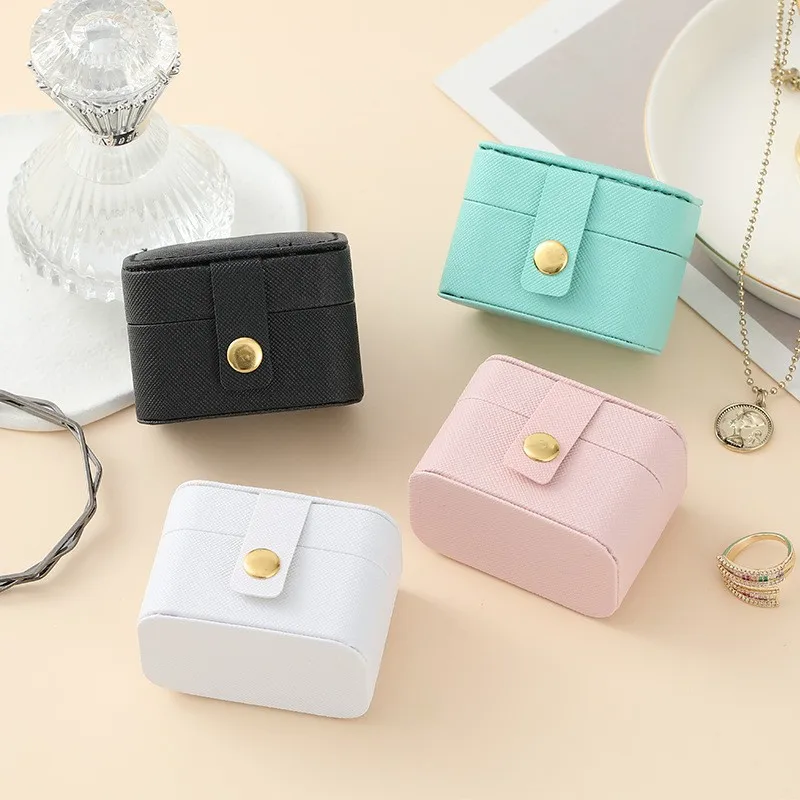 Leather Mini Jewelry Box, Portable Travel Earring Storage Rack, Ring Display Storage Box Jewelry Display Stand Jewelry Organizer
Leather Mini Jewelry Box, Portable Travel Earring Storage Rack, Ring Display Storage Box Jewelry Display Stand Jewelry Organizer