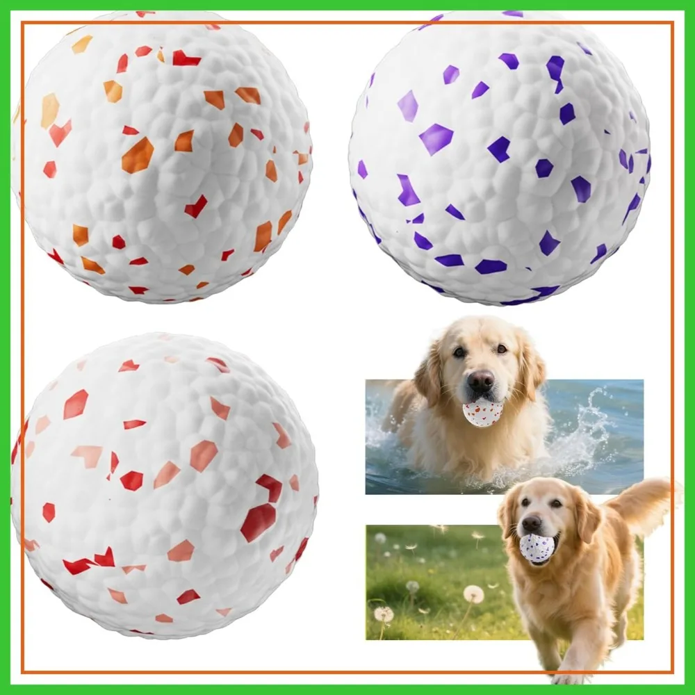 E-TPU Dog Balls 3 Pack - Interactive Tennis Balls Alternative for Aggressive Chewers, Indestructible Chew Toys for Puppy Teething, Keep Dogs Busy, Suit for Large Medium Small Breed
E-TPU Dog Balls 3 Pack - Interactive Tennis Balls Alternative for Aggressive Chewers, Indestructible Chew Toys for Puppy Teething, Keep Dogs Busy, Suit for Large Medium Small Breed