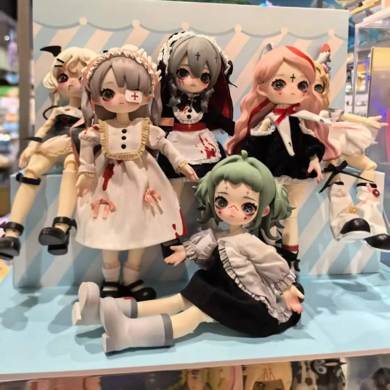 В наличии Nyssa Blind Box Eerie Nightmare Series 1/12 Bjd Готическая аниме-фигурка с подвижными шарнирами Коллекционные игрушки из ПВХ в подарок
В наличии Nyssa Blind Box Eerie Nightmare Series 1/12 Bjd Готическая аниме-фигурка с подвижными шарнирами Коллекционные игрушки из ПВХ в подарок