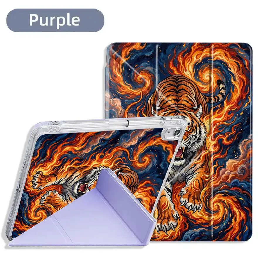 Tablet Case For iPad 11th 10th 9th 8th 7th 12.9inch Mini 6 7 Pro 2025 Air 4 5 M3 M2 M4 11inch Holder Cover Y-Fold Fire Tiger
Tablet Case For iPad 11th 10th 9th 8th 7th 12.9inch Mini 6 7 Pro 2025 Air 4 5 M3 M2 M4 11inch Holder Cover Y-Fold Fire Tiger