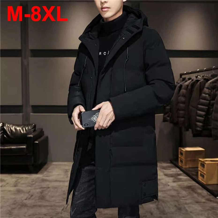 8XL Парки больших размеров Мужские зимние утепленные куртки Повседневные свободные черные стеганые куртки с капюшоном Мужские парки большого размера 7XL Пальто
8XL Парки больших размеров Мужские зимние утепленные куртки Повседневные свободные черные стеганые куртки с капюшоном Мужские парки большого размера 7XL Пальто