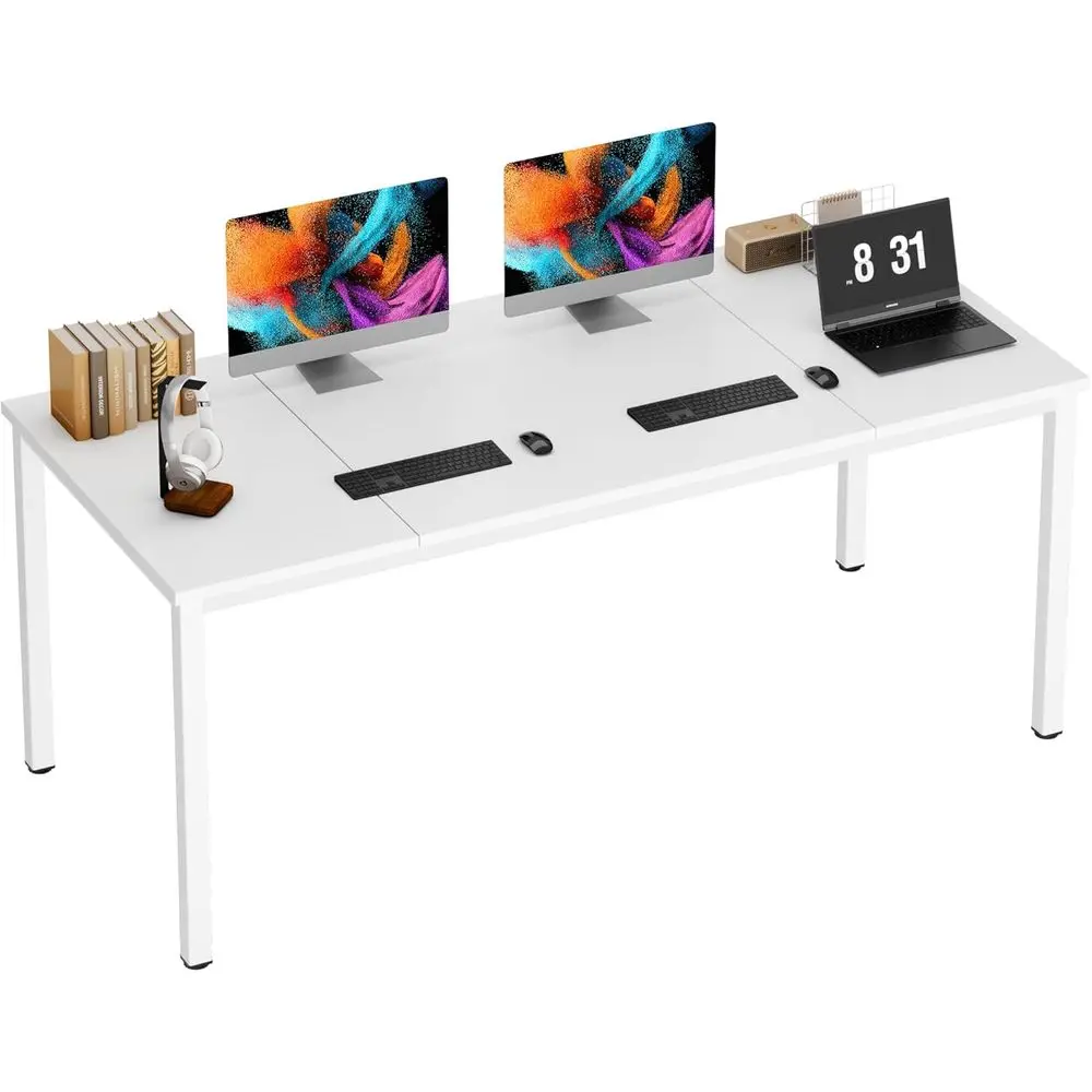 White Large Corner Computer Desk 70.8x31.5 inches - Home Office Workstation Writing Table
White Large Corner Computer Desk 70.8x31.5 inches - Home Office Workstation Writing Table