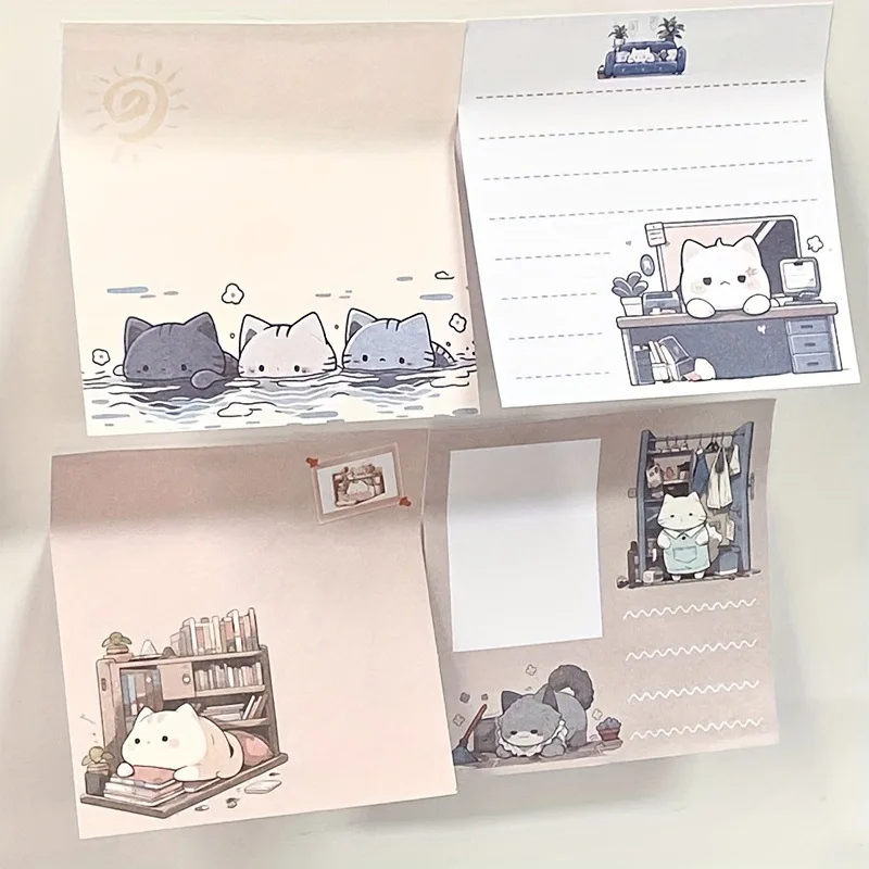4pcs-Comic Cat Sticky Notes, Cute Cartoon Sticky Notes Paper, Students Like Good Looking Journal Material Book, Message Forgotte
4pcs-Comic Cat Sticky Notes, Cute Cartoon Sticky Notes Paper, Students Like Good Looking Journal Material Book, Message Forgotte