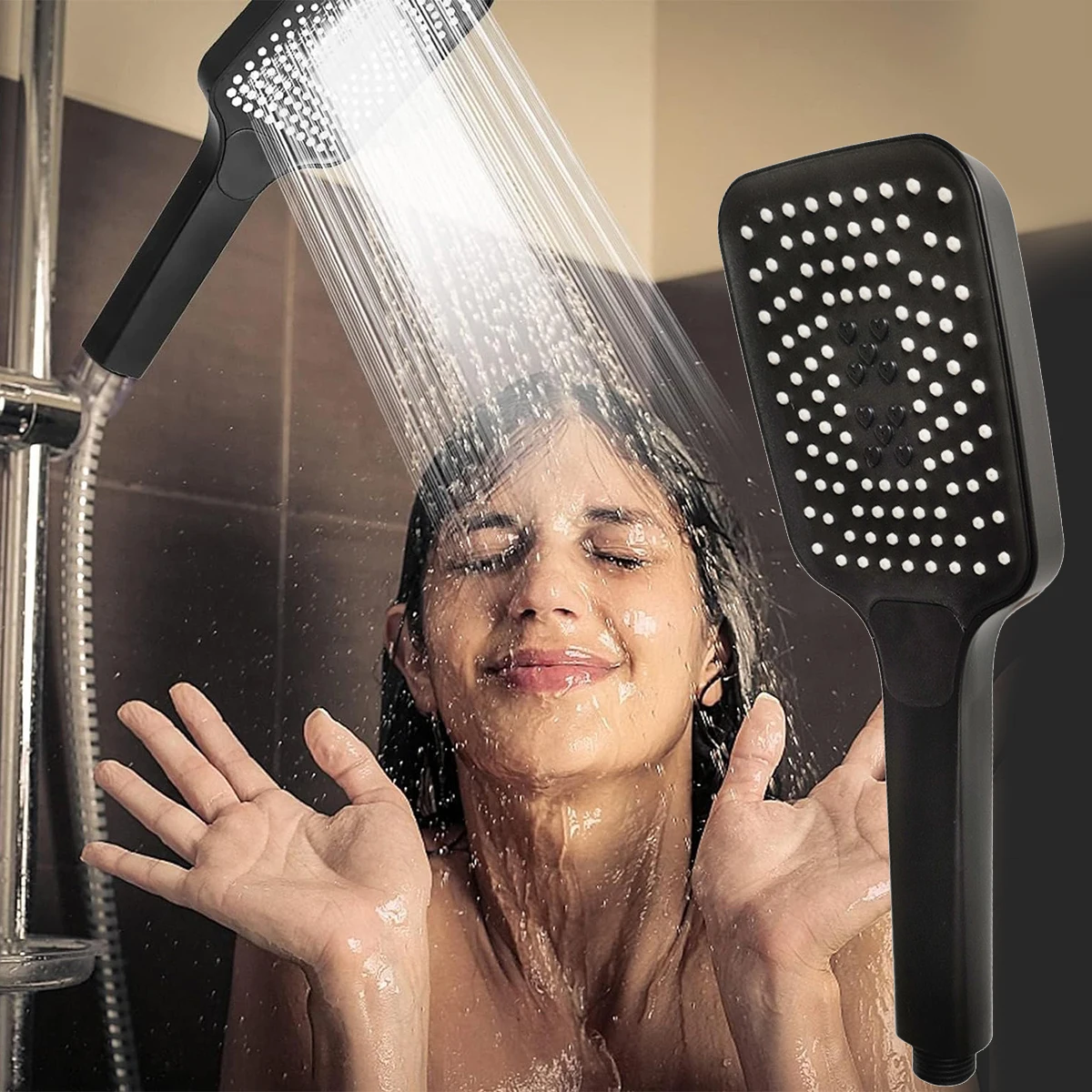 ABS Super-pressurised Shower Head Bathroom Hardware Accessories Water Heater Shower Head Water Outlet Density
ABS Super-pressurised Shower Head Bathroom Hardware Accessories Water Heater Shower Head Water Outlet Density