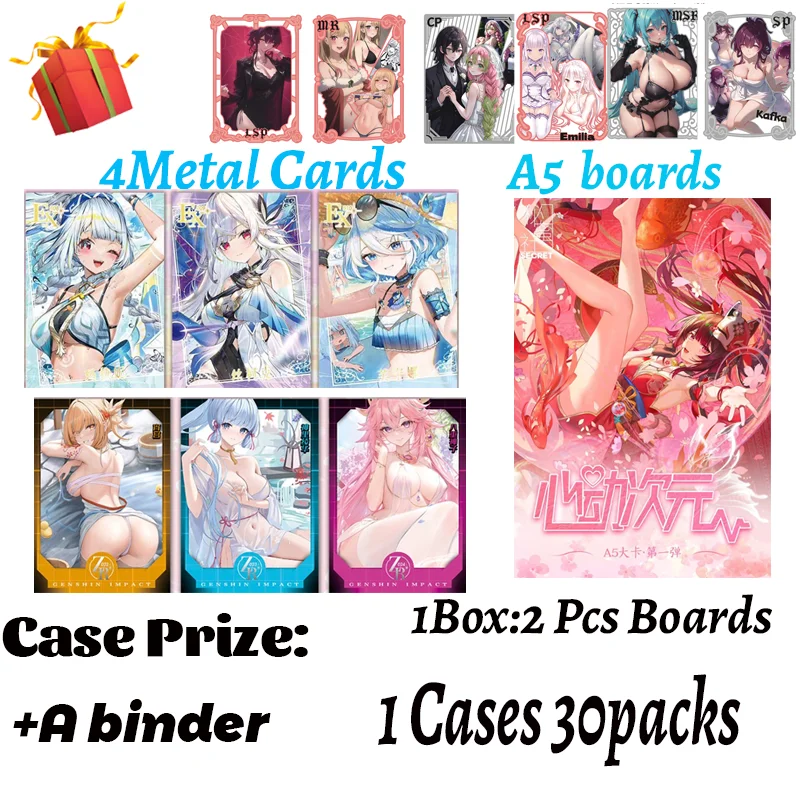 A5 Heart-beating Dimension Goddess Story Boards TCG CCG ACG Color Paper Dynamic Video Beautiful Card - Kids Hobby Gift
A5 Heart-beating Dimension Goddess Story Boards TCG CCG ACG Color Paper Dynamic Video Beautiful Card - Kids Hobby Gift