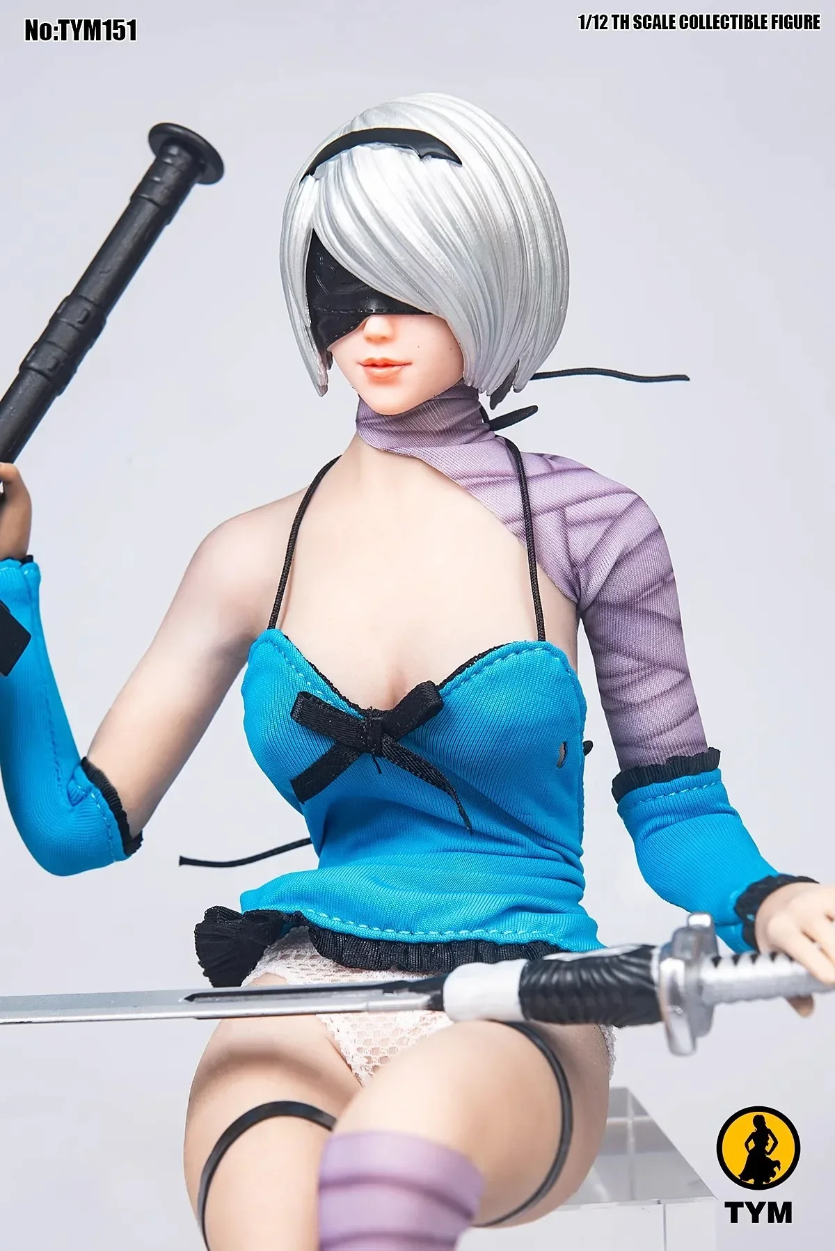 1/12 2B Sister Head Sculpt Neil Mechanical Era Female Soldier Non Removable Eyepatch Head Carving Model for 6" Figure Doll Toy
1/12 2B Sister Head Sculpt Neil Mechanical Era Female Soldier Non Removable Eyepatch Head Carving Model for 6" Figure Doll Toy