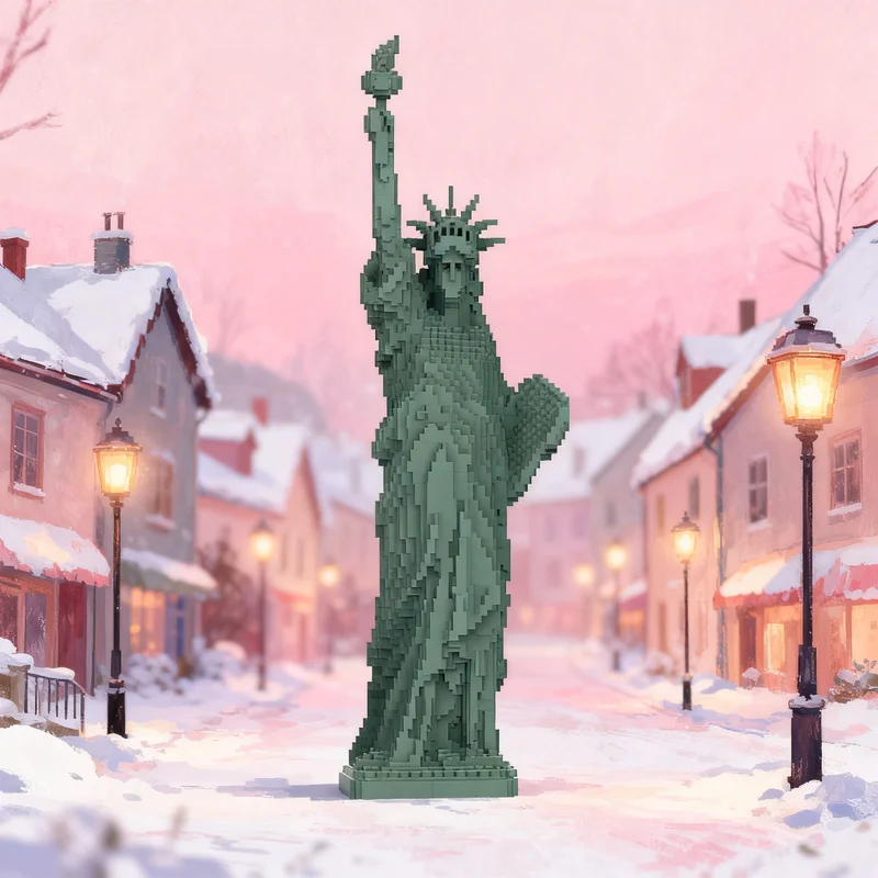 9873pcs MOC Statue Of Liberty 170CM Sculptures Model Building Blocks DIY Gift Creative Collectible Display Decor Premium Adult
9873pcs MOC Statue Of Liberty 170CM Sculptures Model Building Blocks DIY Gift Creative Collectible Display Decor Premium Adult