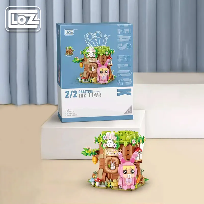 Loz Rabbit Trunk Pen Holder Building Blocks Creative Tree Hole Storage Bucket Girl Assembling Toys Gift Decoration
Loz Rabbit Trunk Pen Holder Building Blocks Creative Tree Hole Storage Bucket Girl Assembling Toys Gift Decoration
