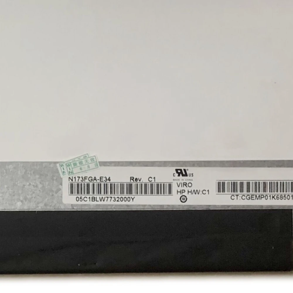 N173FGA-E34 подходит для B173RTN02.0 B173RTN02.1 B173RTN02.2 NT173WDM-N11 NT173WDM-N21 1600X900 17,3 дюйма Тонкий 30-контактный
N173FGA-E34 подходит для B173RTN02.0 B173RTN02.1 B173RTN02.2 NT173WDM-N11 NT173WDM-N21 1600X900 17,3 дюйма Тонкий 30-контактный