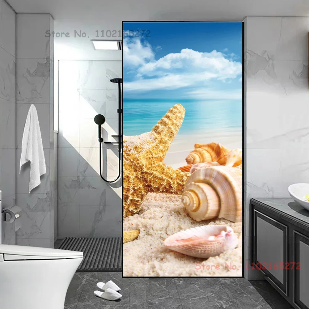 Пляжная живопись, наклейка на стеклянную дверь для ванной комнаты, виниловая водостойкая наклейка для туалета, декоративная наклейка на стену, морской пейзаж, плакат
Пляжная живопись, наклейка на стеклянную дверь для ванной комнаты, виниловая водостойкая наклейка для туалета, декоративная наклейка на стену, морской пейзаж, плакат