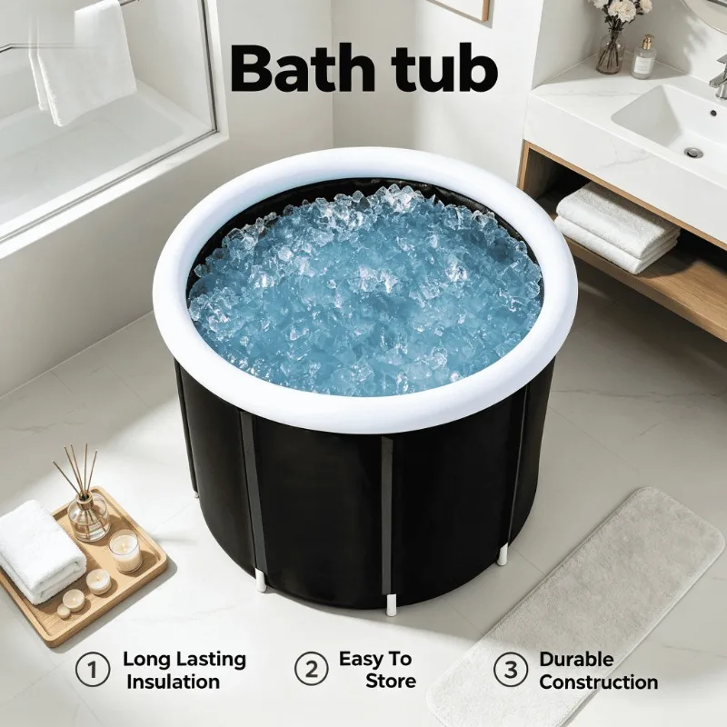 Cold Plunge Recovery Portable Foldable Inflatable Ice Bath Tub Adult Spa Home Outdoor Athletes Portable Bathtube Basen Banheiro
Cold Plunge Recovery Portable Foldable Inflatable Ice Bath Tub Adult Spa Home Outdoor Athletes Portable Bathtube Basen Banheiro