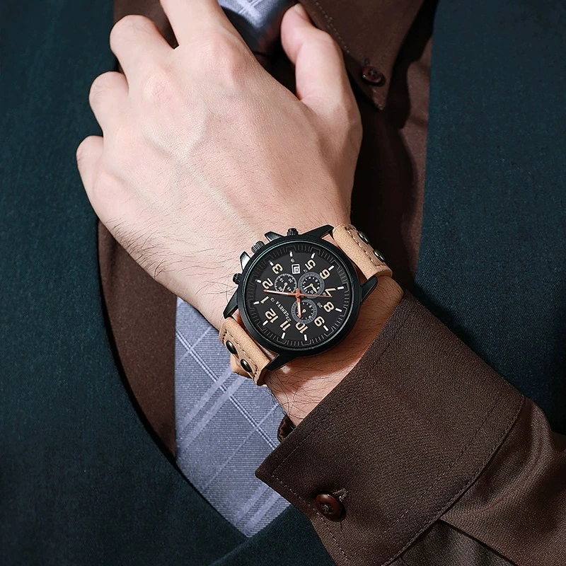 New Fashion Luxury Man Militray Sports Date Watch Men Army Soldier Military Leather Analog Quartz Watches Gift Male Reloj Hombre
New Fashion Luxury Man Militray Sports Date Watch Men Army Soldier Military Leather Analog Quartz Watches Gift Male Reloj Hombre