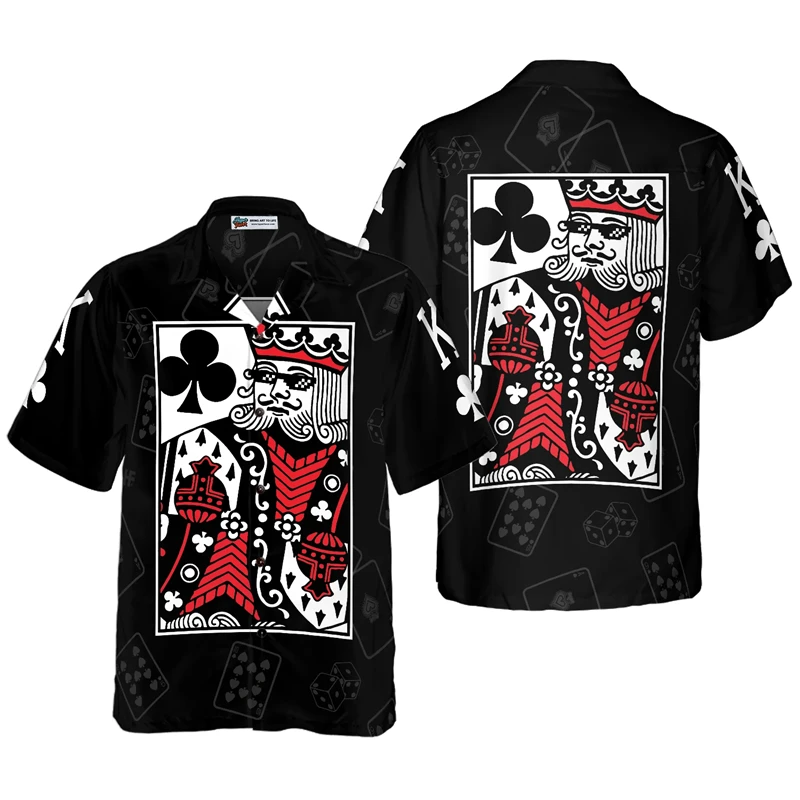 Funny Play Cards Printed Shirt Men's Clothing Leisure Sport Lapel Button Shirts 3D Printed Card Game Skeleton Pattern Blouse New
Funny Play Cards Printed Shirt Men's Clothing Leisure Sport Lapel Button Shirts 3D Printed Card Game Skeleton Pattern Blouse New