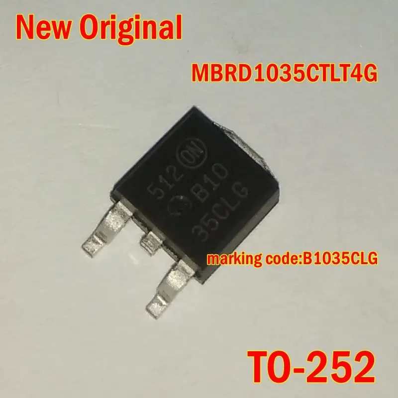 10Pcs to 500Pcs New Original Mbrd1035Ctlt4G To-252 Marking Code:B1035Clg Switchmode Schottky Power Rectifier
10Pcs to 500Pcs New Original Mbrd1035Ctlt4G To-252 Marking Code:B1035Clg Switchmode Schottky Power Rectifier