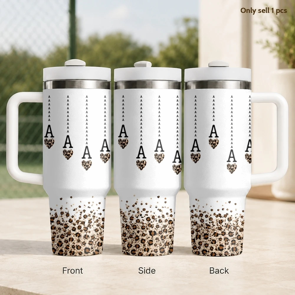 Leopard Hanging Vacuum Flasks 40oz Stainless Steel Insulated Tumbler With Handle & Straw Leakproof Travel Mug
Leopard Hanging Vacuum Flasks 40oz Stainless Steel Insulated Tumbler With Handle & Straw Leakproof Travel Mug