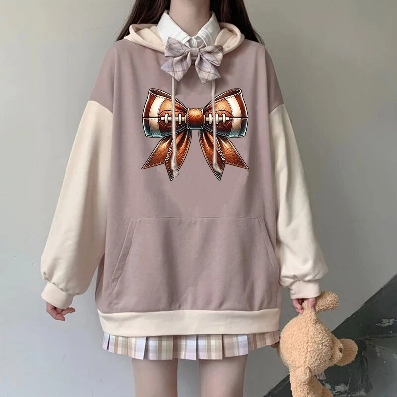 Y2k Fashion Creative Bow Pattern Print Hoodie Women Fashion Casual Harajuku Pullover Hip Hop Long Sleeve Loose Hooded Sweatshirt
Y2k Fashion Creative Bow Pattern Print Hoodie Women Fashion Casual Harajuku Pullover Hip Hop Long Sleeve Loose Hooded Sweatshirt