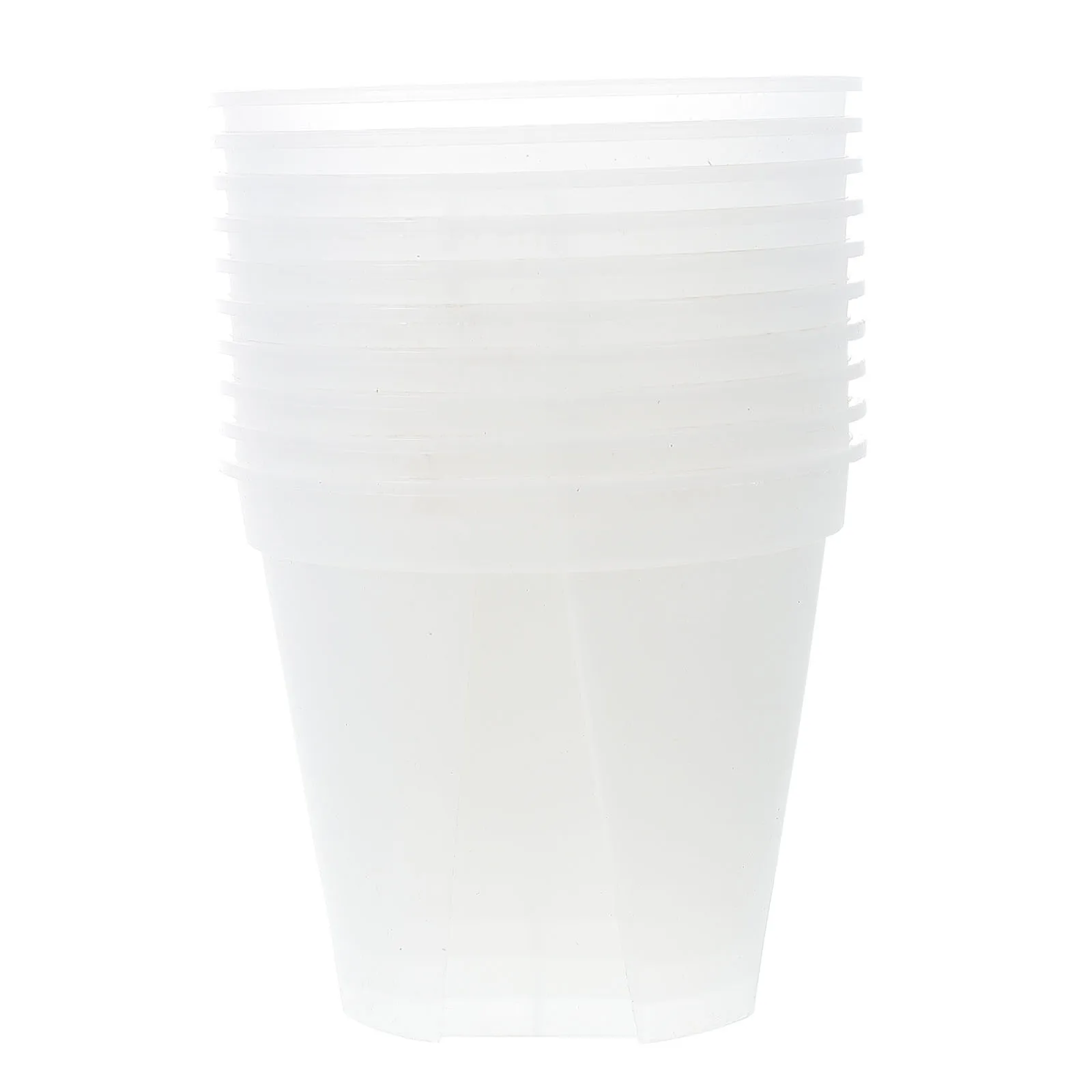 10 Pcs Plastic Flower Pot 15cm Outer 14cm Inner 13 5cm Height Transparent Rounded Gallon Basin Root Control Pot for Succulents
10 Pcs Plastic Flower Pot 15cm Outer 14cm Inner 13 5cm Height Transparent Rounded Gallon Basin Root Control Pot for Succulents