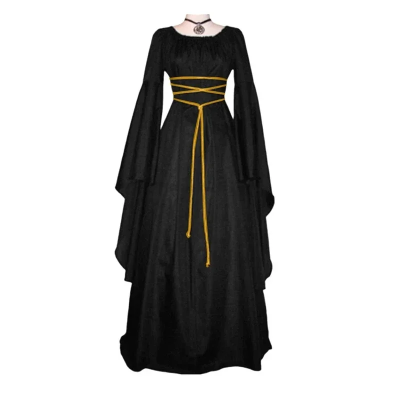 Халат макси gothiqueetàro áüyuale noire, халаты карнавала д'Хэллоуин pour femmes, костюм для косплея окуляра
Халат макси gothiqueetàro áüyuale noire, халаты карнавала д'Хэллоуин pour femmes, костюм для косплея окуляра