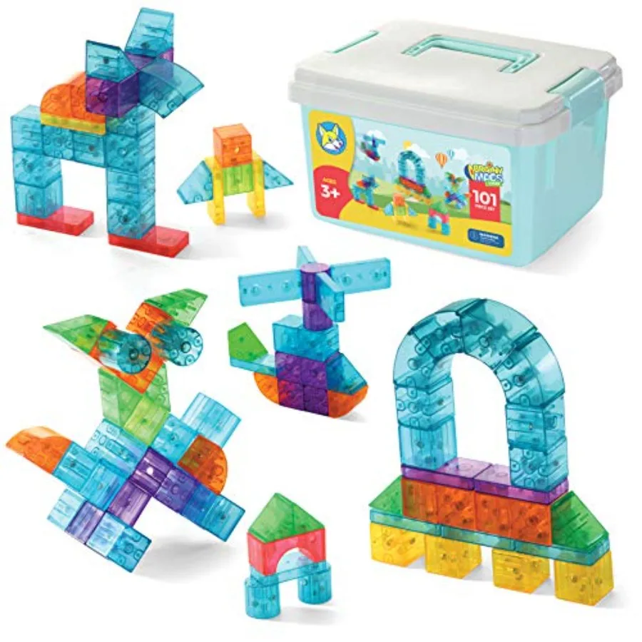 STEM-Approved magnetic cubes for kids ages 3+ transparent 3D building blocks in varied shapes and colors durable plastic includ
STEM-Approved magnetic cubes for kids ages 3+ transparent 3D building blocks in varied shapes and colors durable plastic includ