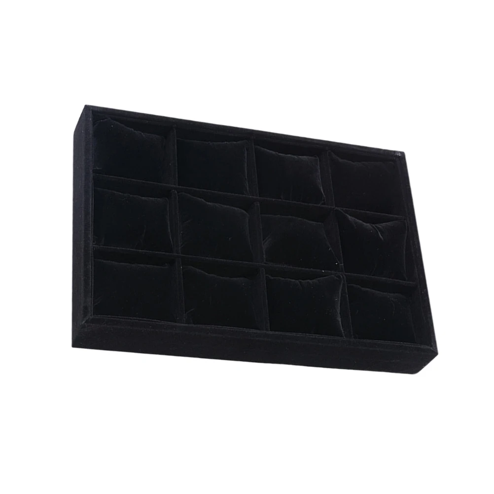 Jewelry Storage Tray Watch Box Multi-Lattice Display Case Detachable Cushion Durable Density Board for Business Home Use 
Jewelry Storage Tray Watch Box Multi-Lattice Display Case Detachable Cushion Durable Density Board for Business Home Use