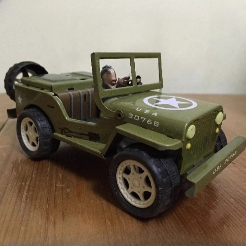 Funny Collection Retro Wind Up Toy Metal Tin Clockwork Toy Figures Model Kids Gift The Jeep Model Mechanical Toy
Funny Collection Retro Wind Up Toy Metal Tin Clockwork Toy Figures Model Kids Gift The Jeep Model Mechanical Toy