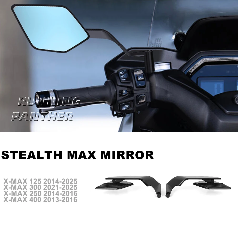 New XMAX Motorcycles Accessories - Stealth Max Anti - glare Side Mirror Accessories For Yamaha XMAX 125/250/300/400
New XMAX Motorcycles Accessories - Stealth Max Anti - glare Side Mirror Accessories For Yamaha XMAX 125/250/300/400