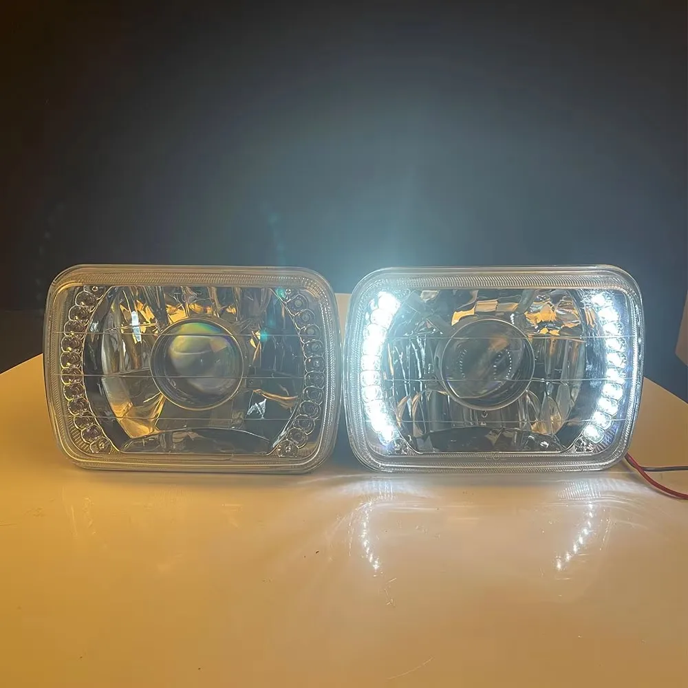 Pair Car Headlights 7 Inch LED Lens Universal Daytime Running Lights SUV Pickup Truck Truck White Headlamp
Pair Car Headlights 7 Inch LED Lens Universal Daytime Running Lights SUV Pickup Truck Truck White Headlamp