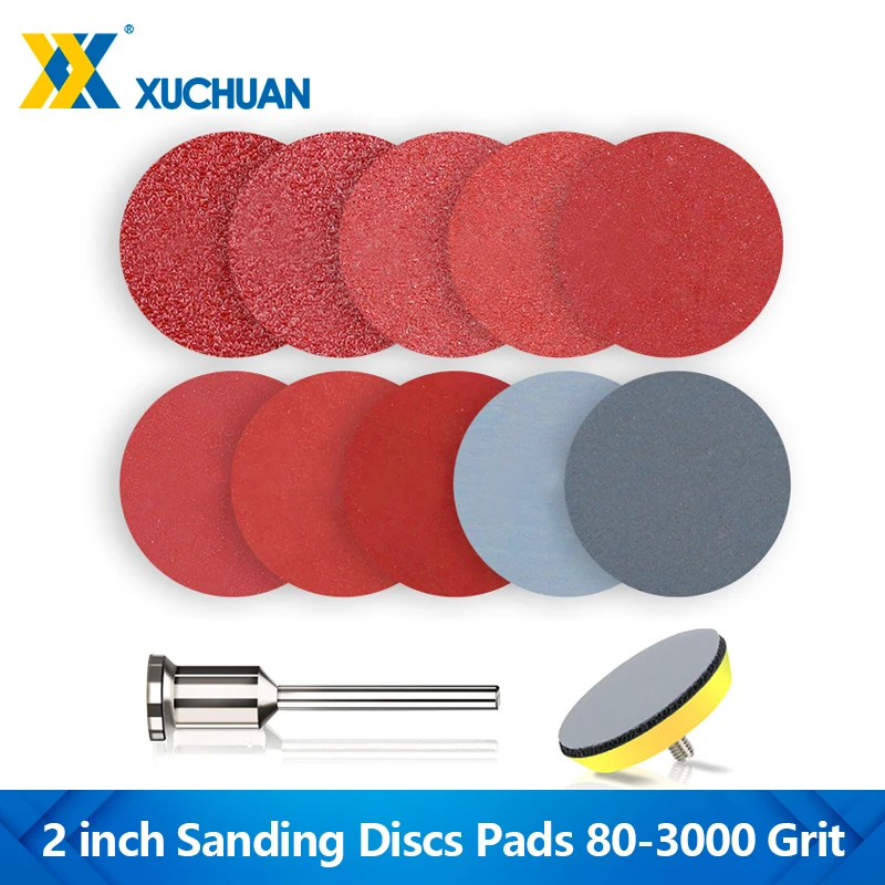 102pcs 2 Inch 50mm Sanding Discs Pads Set 80-3000 Grit Abrasive Polishing Sandpapers For Dremel Rotary Tool Accessories
102pcs 2 Inch 50mm Sanding Discs Pads Set 80-3000 Grit Abrasive Polishing Sandpapers For Dremel Rotary Tool Accessories