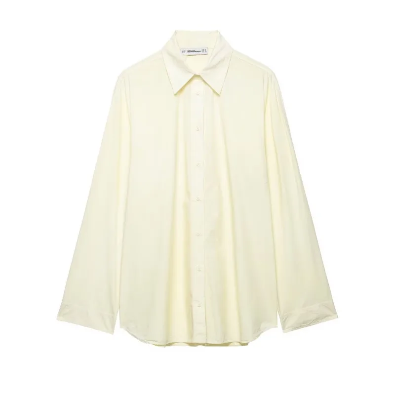 Women's Oversize Shirt Spring Casual Loose Simple Turn Down Collar Pleated Cuff V Neck Women Shirts & Blouses Solid Lady Tops
Women's Oversize Shirt Spring Casual Loose Simple Turn Down Collar Pleated Cuff V Neck Women Shirts & Blouses Solid Lady Tops