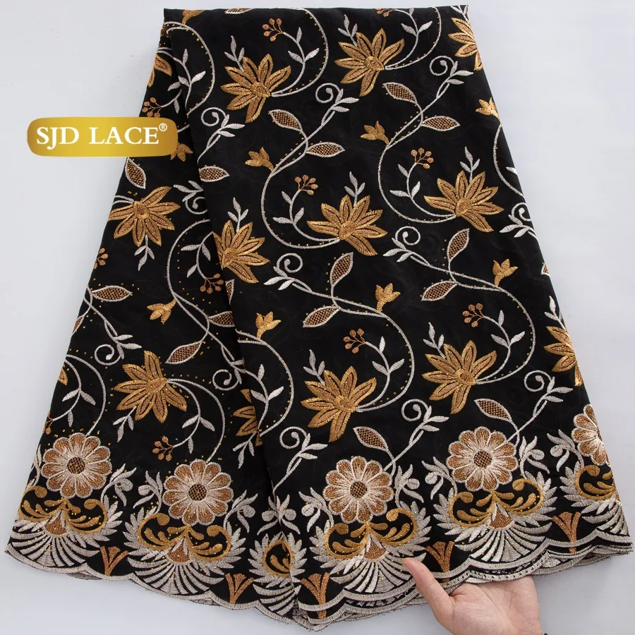 SJD LACE African Swiss Voile Lace Fabric Cheap 2026 New 5 Yards Nigerian Stones Cotton Lace for Sewing Women Party Dresses 4922
SJD LACE African Swiss Voile Lace Fabric Cheap 2026 New 5 Yards Nigerian Stones Cotton Lace for Sewing Women Party Dresses 4922