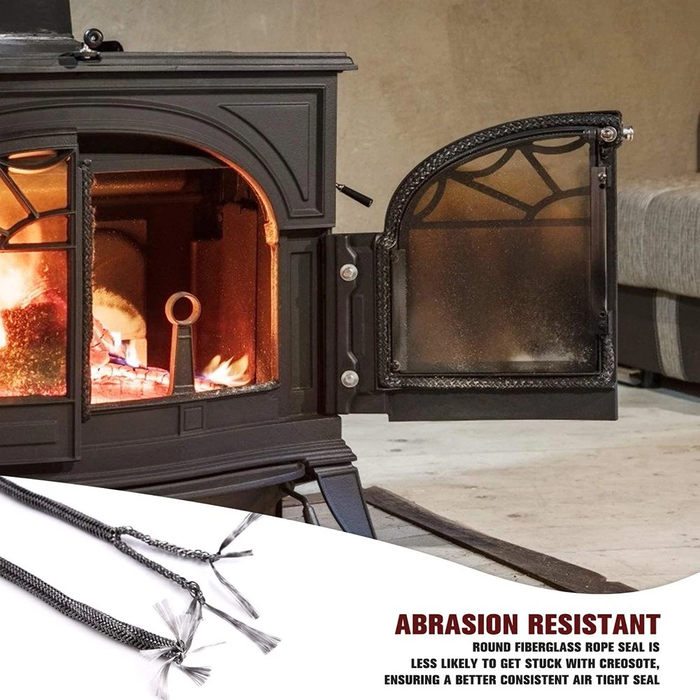 Sealing Tape Fiberglass Rope Fireplace Elastic Gasket Fire Rope Good Performance Heating Prevents Heat Escaping
Sealing Tape Fiberglass Rope Fireplace Elastic Gasket Fire Rope Good Performance Heating Prevents Heat Escaping