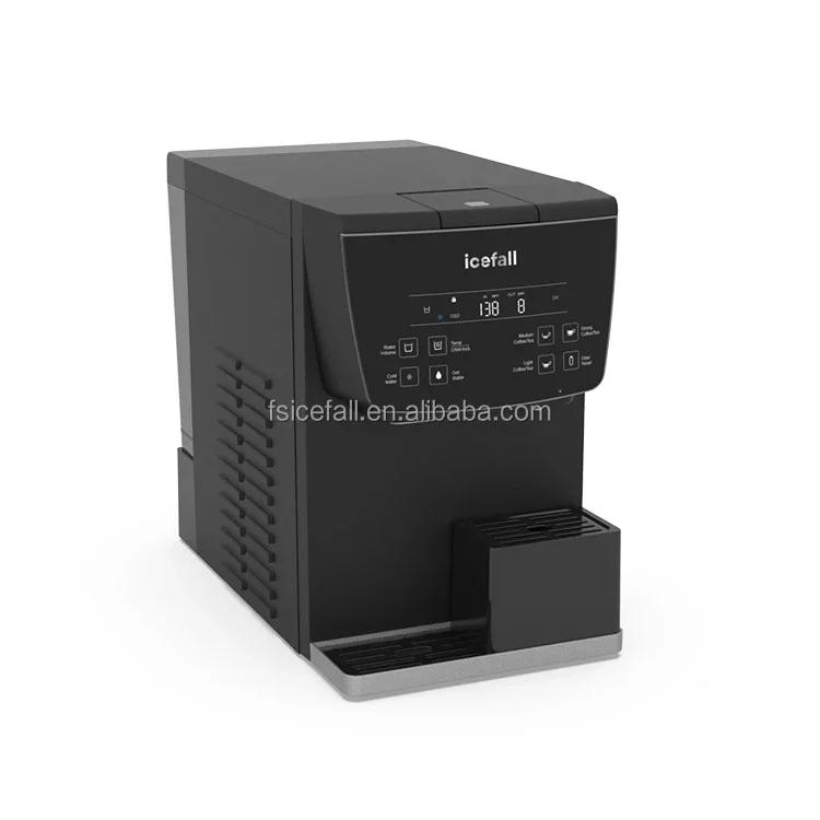 Foshan icefall reverse osmosis new instant hot cold water filter dispenser countertop ro uv water purifier 220V
Foshan icefall reverse osmosis new instant hot cold water filter dispenser countertop ro uv water purifier 220V